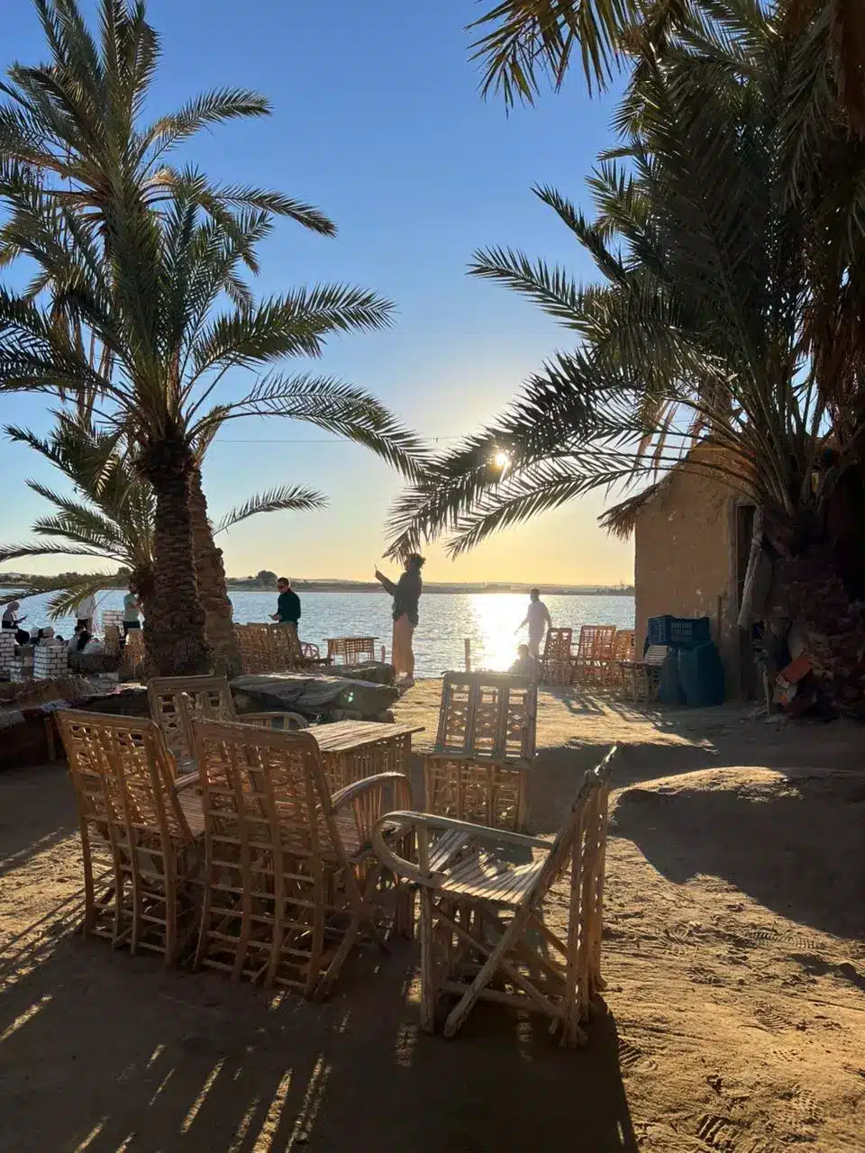 Desert camping in Egypt