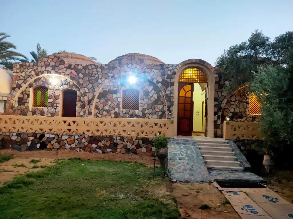 Ahmed Safari Camp garden building