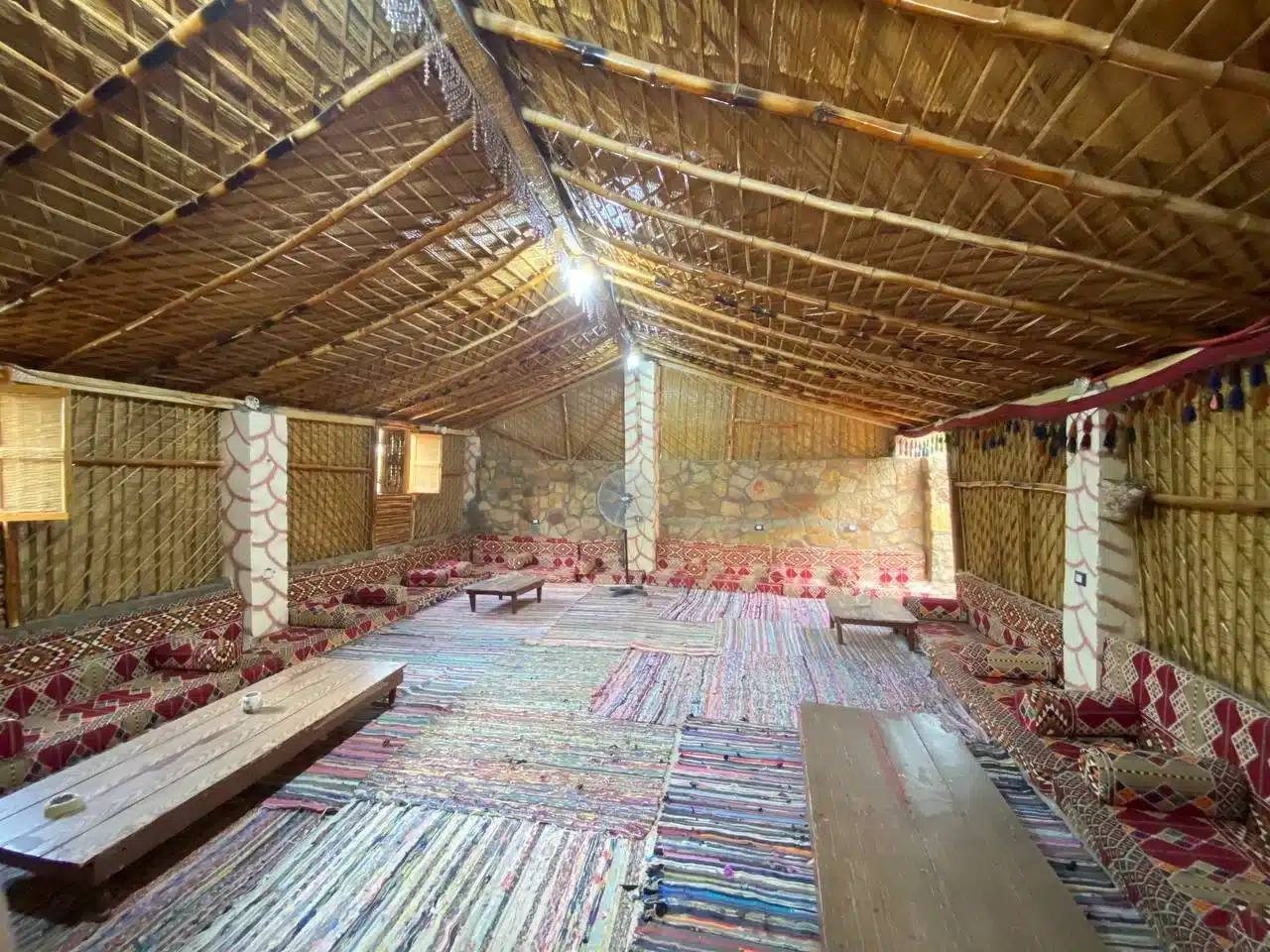 Bedouin Castle Hotel traditional seating