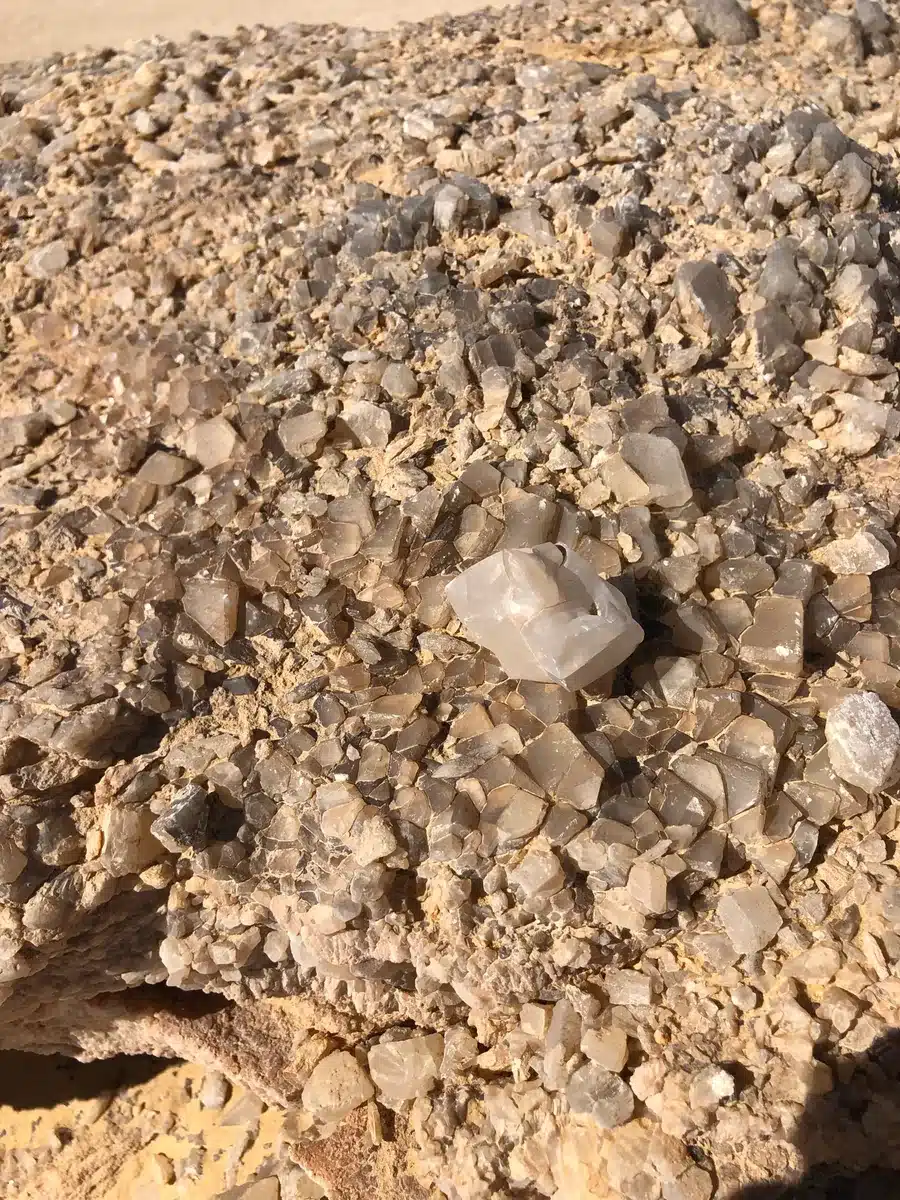 Crystal Mountain on a Black and White Desert Egypt tour