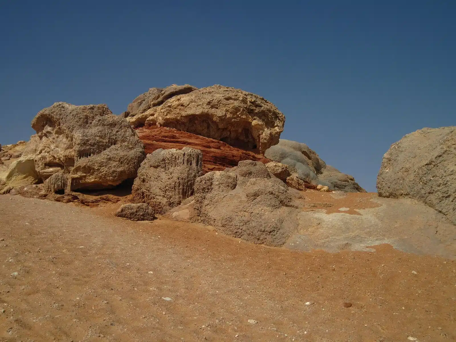 Crystal Mountain formation near Bahariya Oasis Egypt