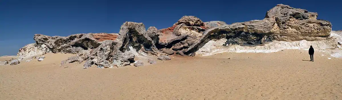 Crystal Mountain Egypt formation in the Western Desert