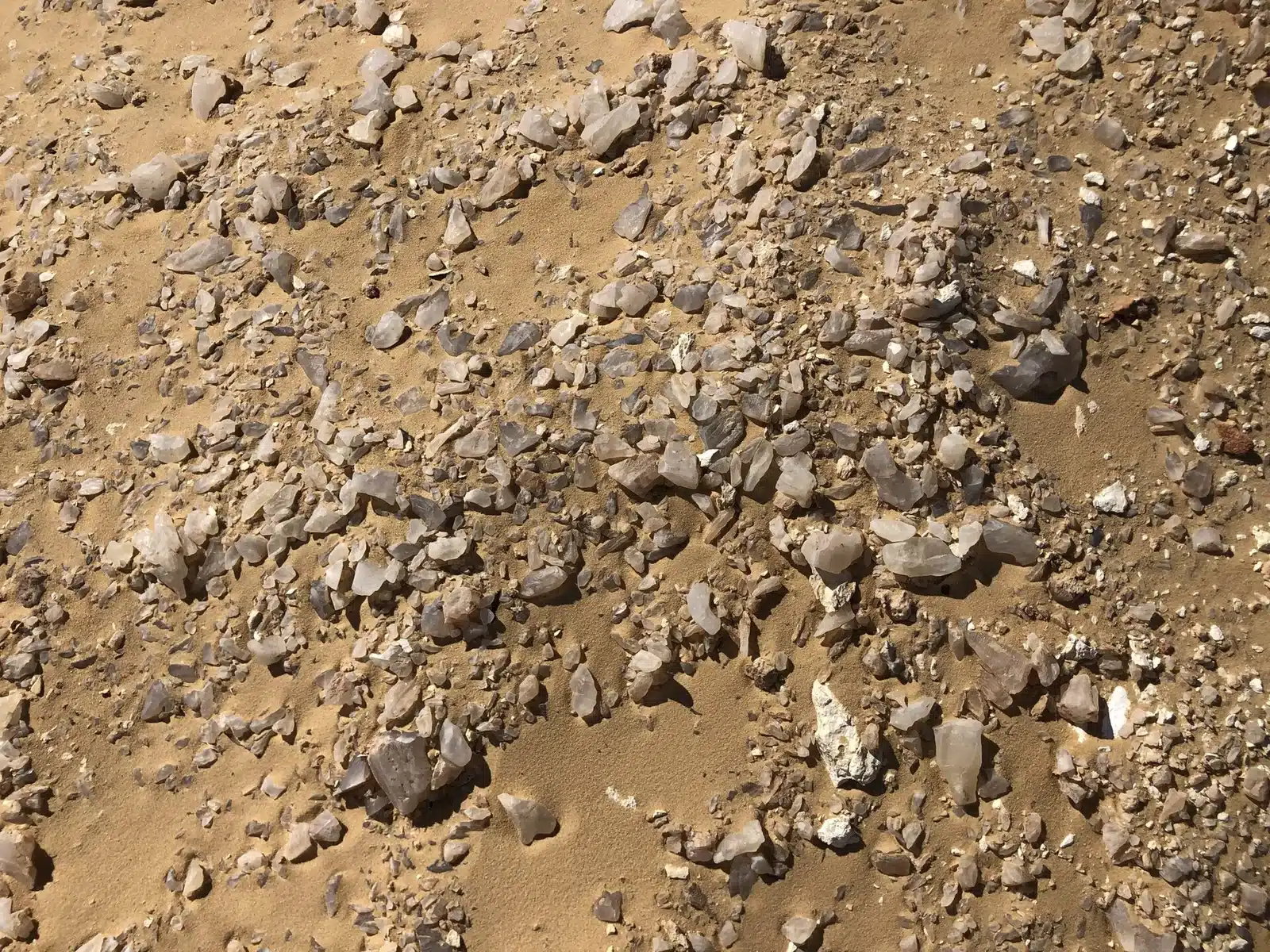 Crystal Mountain Egypt on the Bahariya to White Desert route