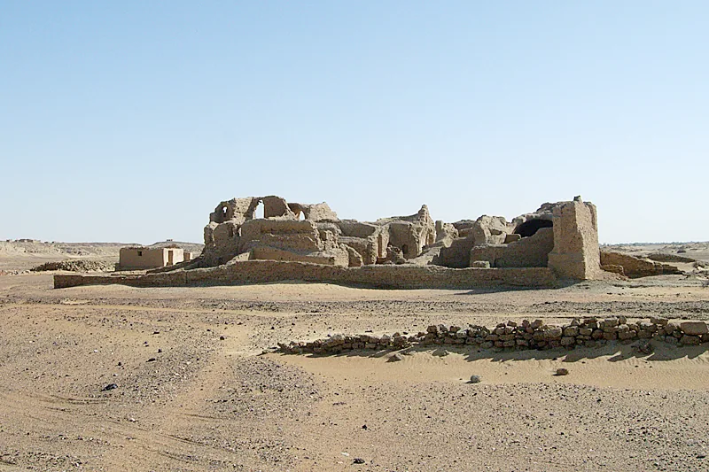 Al-Bagawat Necropolis chapels in Kharga Oasis
