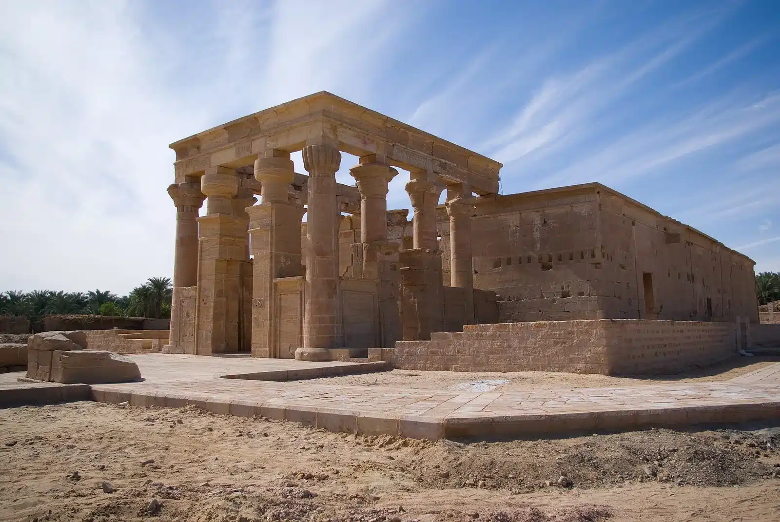 Hibis Temple in Kharga Oasis Egypt