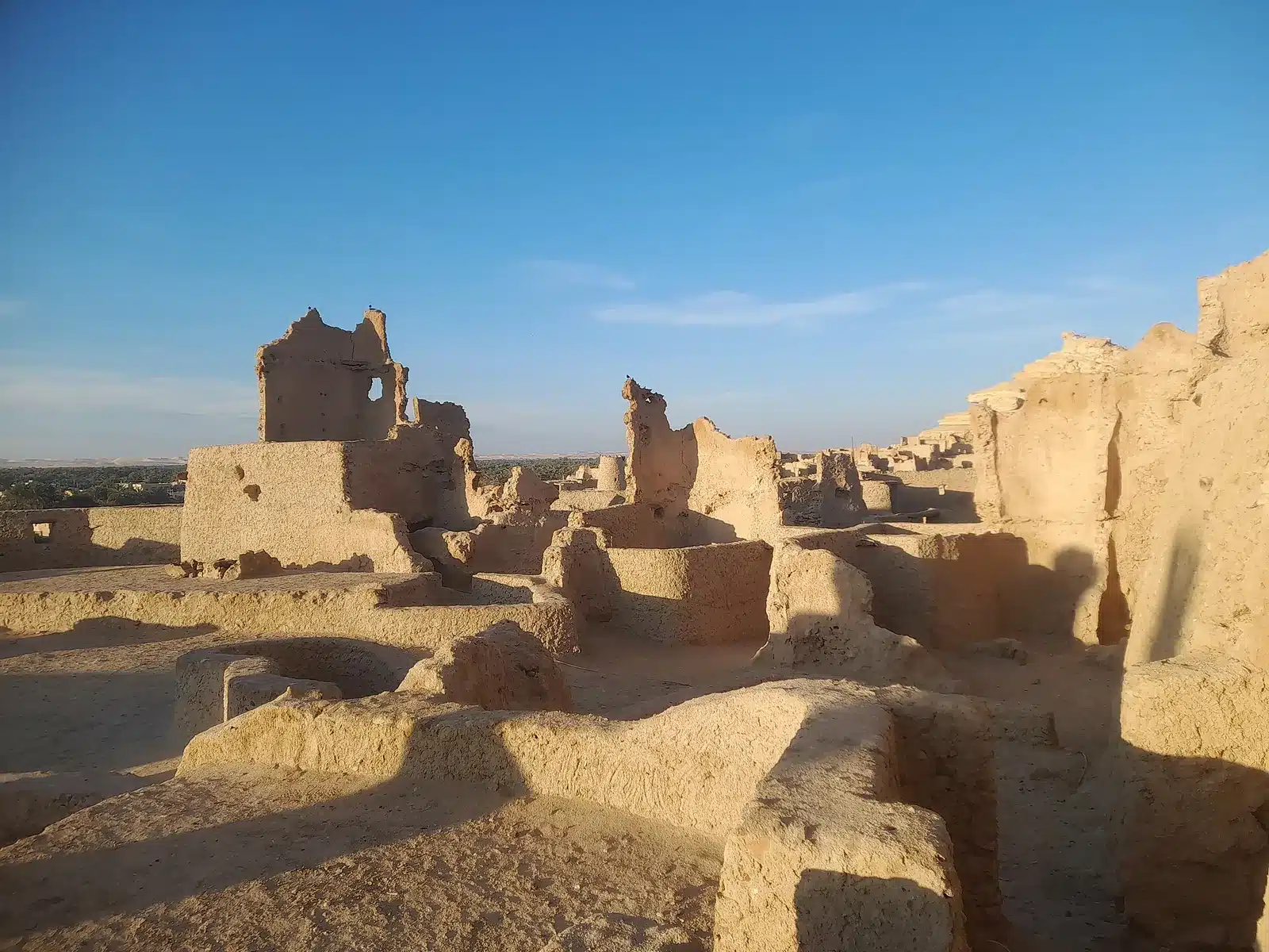 Old Shali mud-brick ruins inside Shali Fortress Siwa