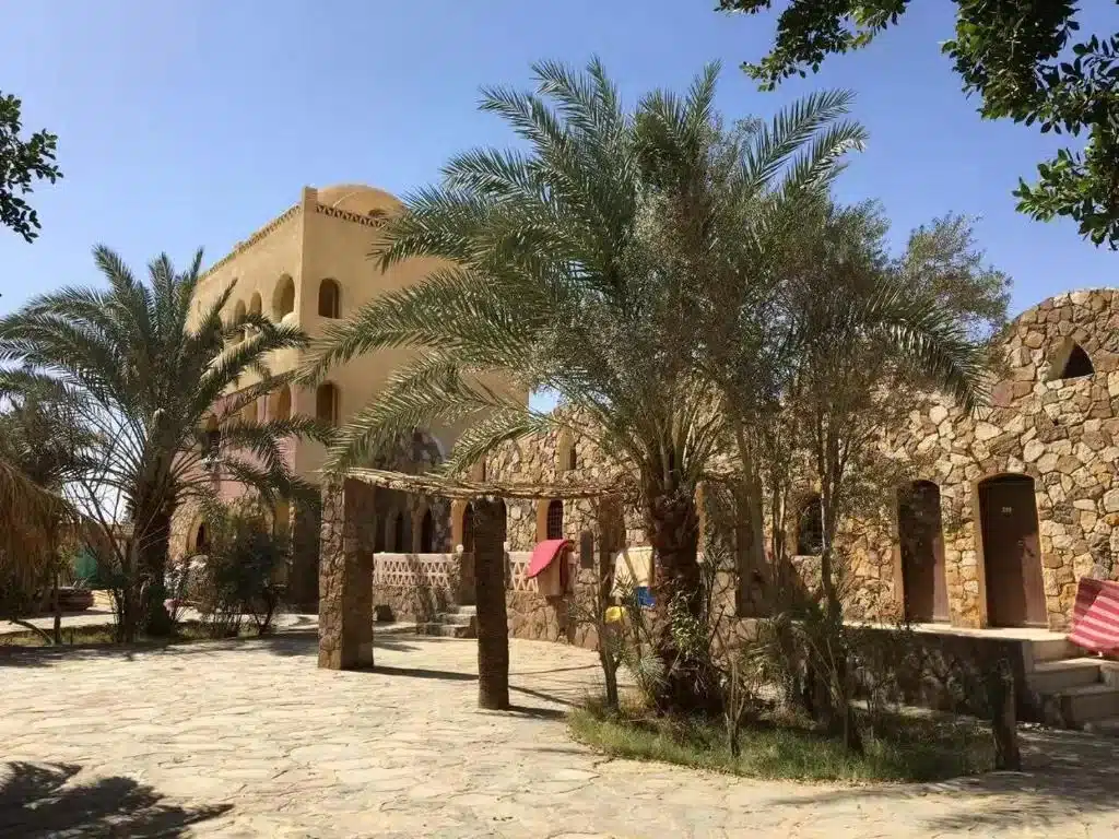 Safari Camp Bahariya garden pathway
