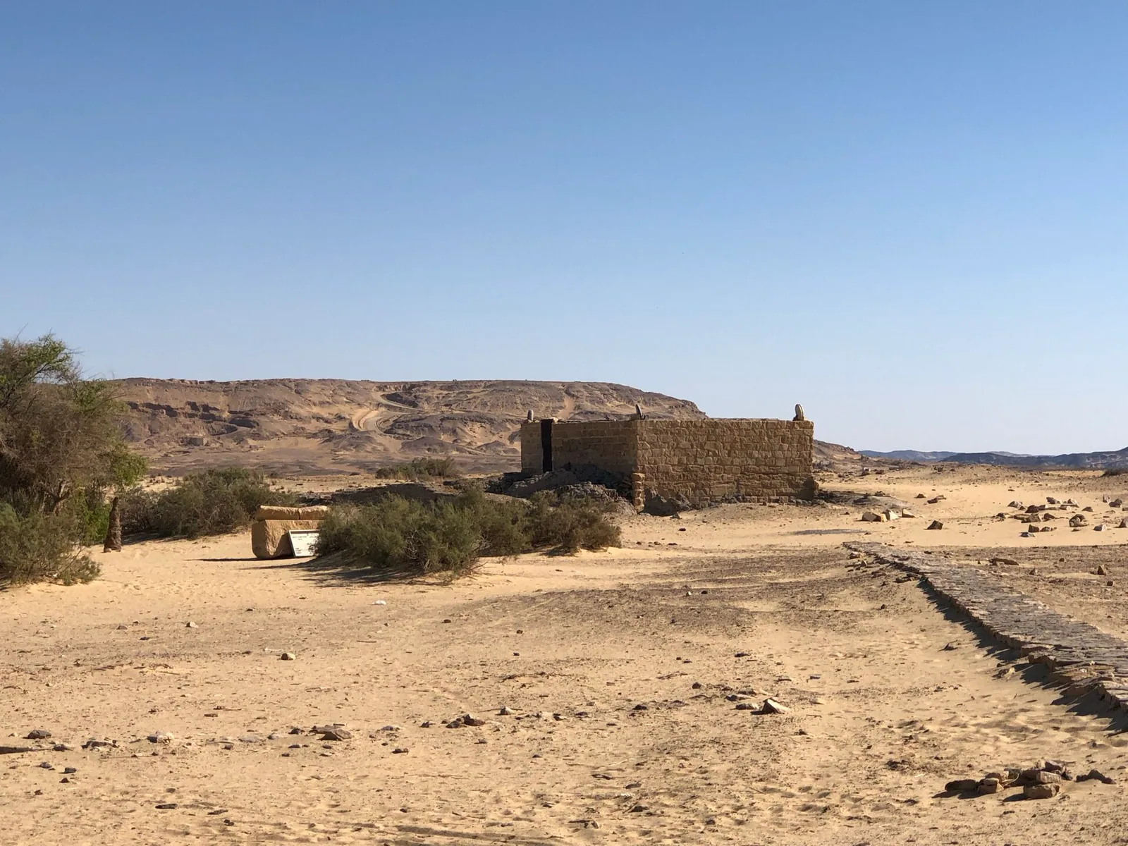 Temple of Alexander the Great archaeological site in Bahariya Oasis