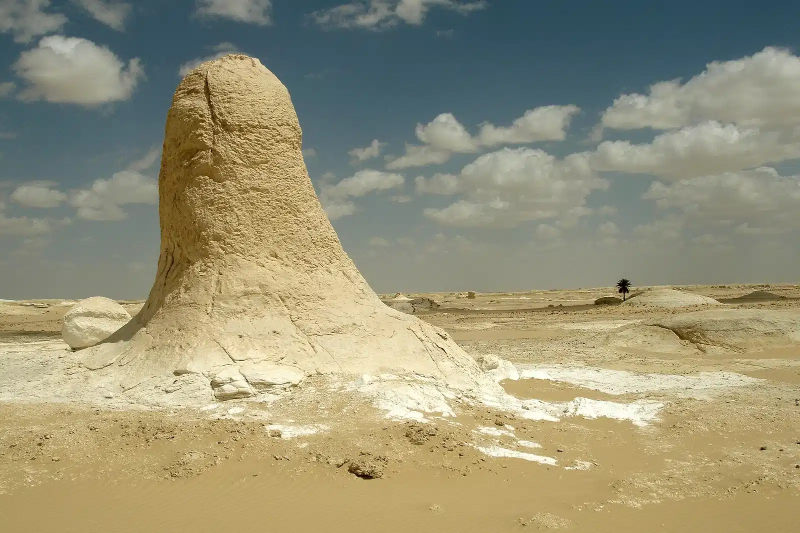 White Desert rock formation visited on Egypt tours