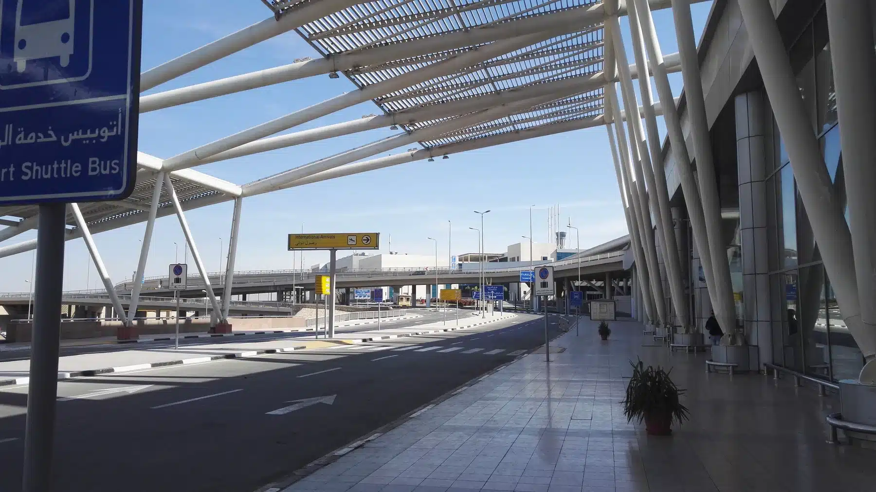 Cairo International Airport for international travelers arriving in Egypt