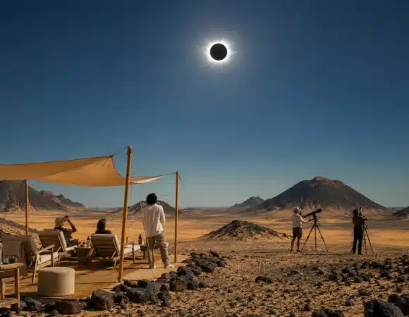 2-Day Black Desert Total Solar Eclipse Tour from Cairo