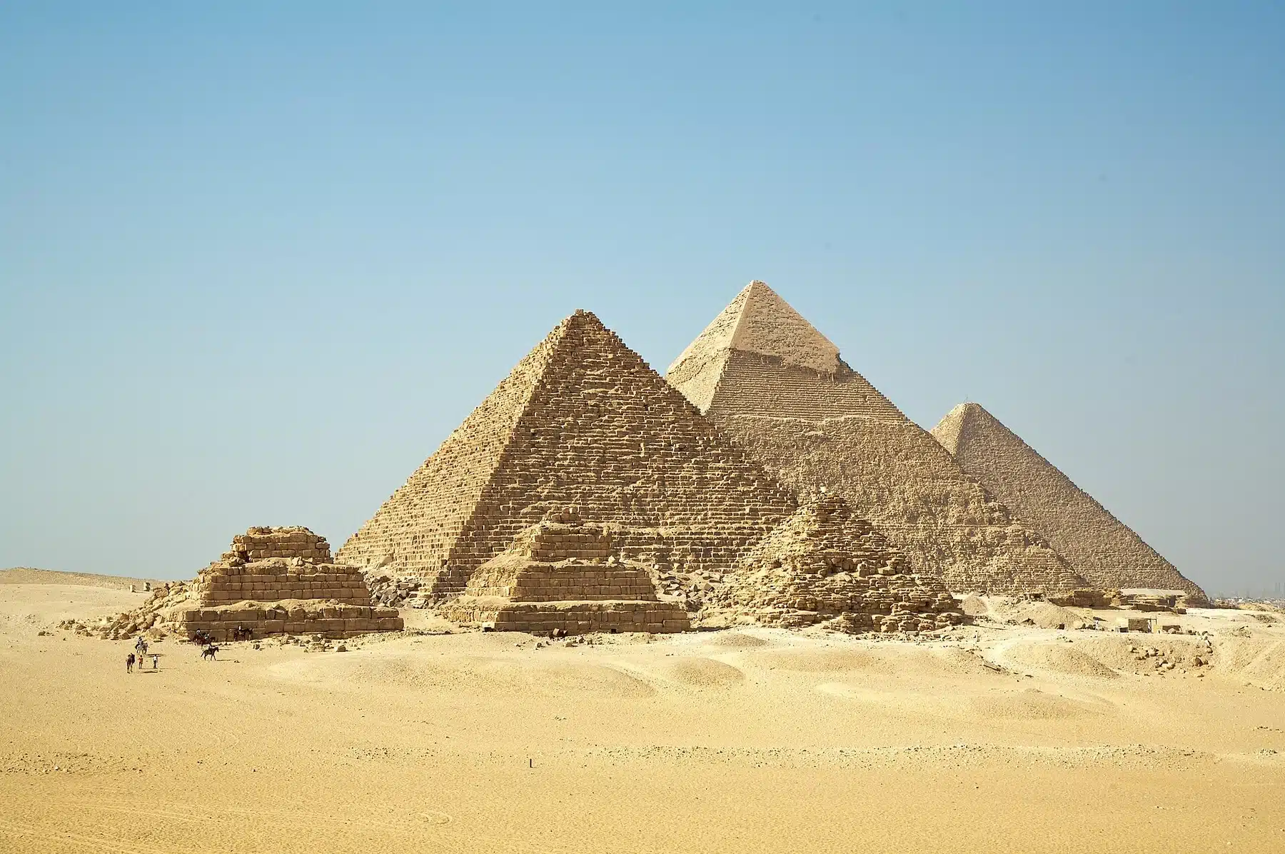 Giza Pyramids in Cairo Egypt included in the seven-day eclipse journey