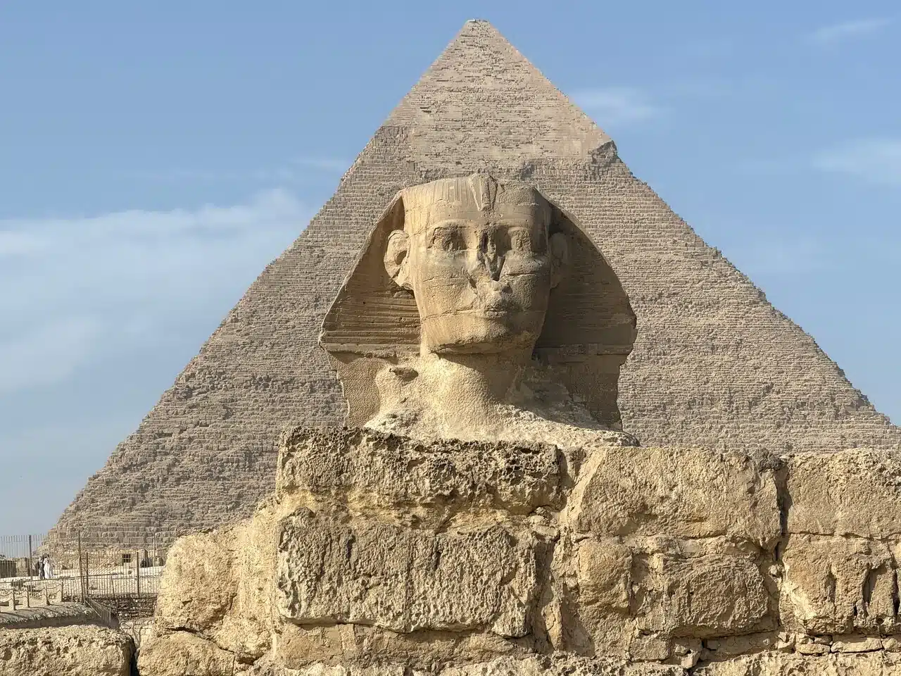 Great Sphinx on a One-Day Cairo Itinerary Great Sphinx at the Giza Plateau during a Cairo day itinerary