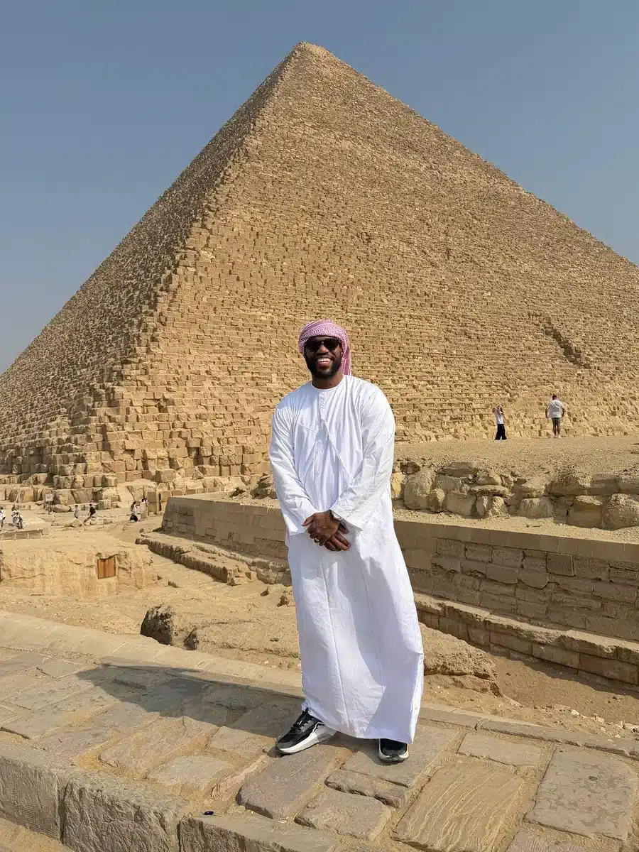 4 day Egypt Christmas tour 2026 at the Great Pyramid of Giza